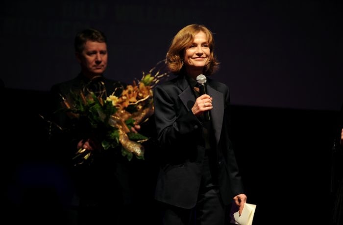 2008 Marek Żydowicz i Isabelle Huppert [fot. Grzegorz Piekarski ©Camerimage].jpg